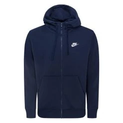 Nike Hoodie NSW Club - Midnight Navy/White