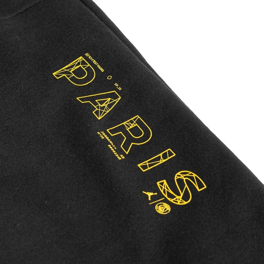 Nike Paris Saint Germain Fleece Pants Jordan X PSG - Black/Tour Yellow 12 Nike Paris Saint Germain Fleece Pants Jordan X PSG - Black/Tour Yellow - Image 12