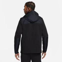 Nike Hoodie NSW Tech Fleece Overlay FZ - Black 26 Nike Hoodie NSW Tech Fleece Overlay FZ - Black -football caefe88dceba