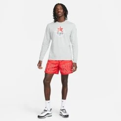 Nike Paris Saint Germain T-Shirt Knockout - Grey Heather Long Sleeves -football cbe6bc9ded3d