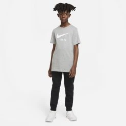 Nike T-Shirt NSW Swoosh - Grey Heather/White Kids 7 Nike T-Shirt NSW Swoosh - Grey Heather/White Kids -football cd5bd12572e0