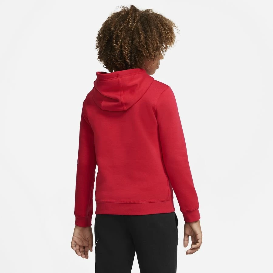 Nike Hoodie NSW Club - University Red/White Kids 2 Nike Hoodie NSW Club - University Red/White Kids - Image 2