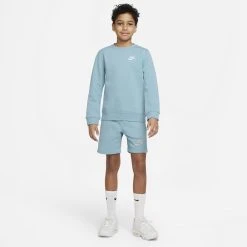 Nike Sweatshirt NSW Club - Blue/White Kids -football ceb081e5df2f