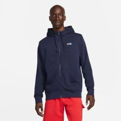 Nike Barcelona Hoodie NSW Club FT FZ - Obsidian/Club Gold 16 Nike Barcelona Hoodie NSW Club FT FZ - Obsidian/Club Gold -football cf0eab66c085