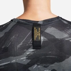 Nike Running T-Shirt Dri-FIT Miller Camo - Black/Reflect Silver -football d130756950c4