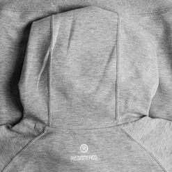 Nike Hoodie Sportswear Swoosh Tech Fleece - Grey/White -football d1456e7db6fd