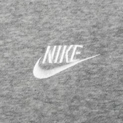 Nike Sweatpants NSW Club - Dark Grey Heather/Matte Silver/White -football d2ef255fb525