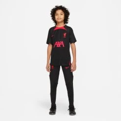 Nike Liverpool Training Trousers Dri-FIT Strike - Black/Siren Red Kids -football d2f5ce72888b