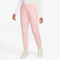 Nike Sweatpants NSW Club Fleece - Soft Pink/White Woman