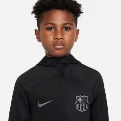 Nike Barcelona Tracksuit Dri-FIT Strike - Black/Steel Gray Kids -football d6ab3d5f4329