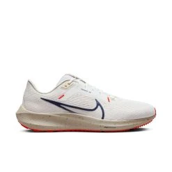 Nike Running Shoe Air Zoom Pegasus 40 - White/Obsidian/Red/Phantom Marl