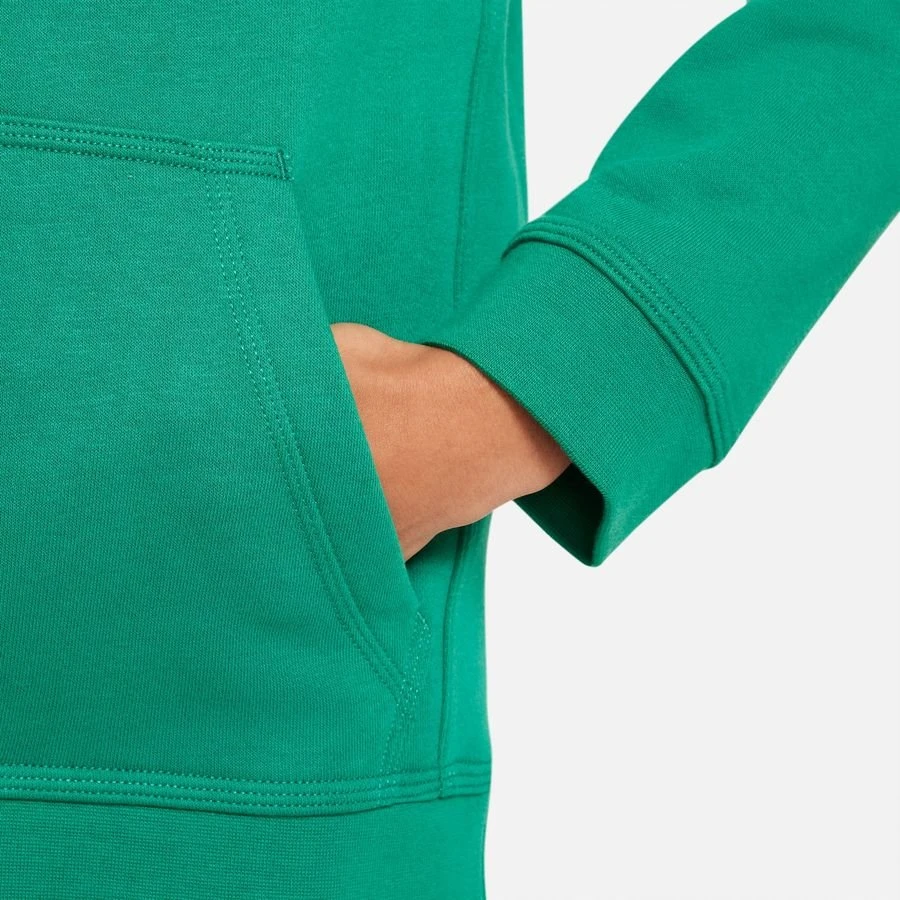 Nike Hoodie NSW Club - Malachite/White Kids 4 Nike Hoodie NSW Club - Malachite/White Kids - Image 4