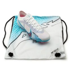 Nike Air Zoom Mercurial Vapor 15 Elite SG-PRO Anti-Clog Blast - White/Baltic Blue/Pink Blast/Indigo Haze -football d9b49295290f