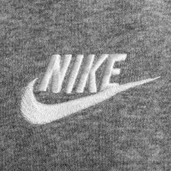 Nike NSW Pants Fleece Club - Carbon Heather/White -football d9e27b3cbc36