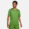 Nike Running T-Shirt Dri-FIT UV Run Division Miler - Vivid Green/Medium Blue