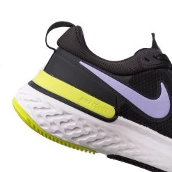 Nike Running Shoe React Miler - Off Noir/Purple/Dark Raisin Woman -football da3e32527f5a