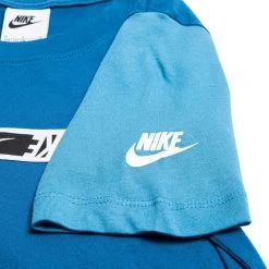 Nike T-Shirt NSW Repeat - Blue/White Kids -football ddf262554df9