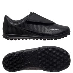 Nike Mercurial Vapor 15 Club Velcro TF - Black/Smoke Grey Kids