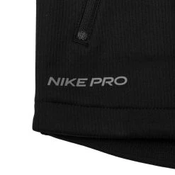 Nike Jacket Pro Therma-FIT Full Zip Hooded - Black/Iron Grey -football df201393e49e