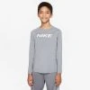Nike Pro Training Shirt Dri-FIT - Carbon Heather/White Kids