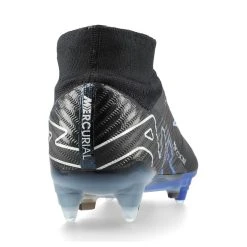 Nike Air Zoom Mercurial Superfly Elite 9 SG-PRO Anti-Clog Shadow - Black/Chrome/Hyper Royal -football e0b0d718b5f7
