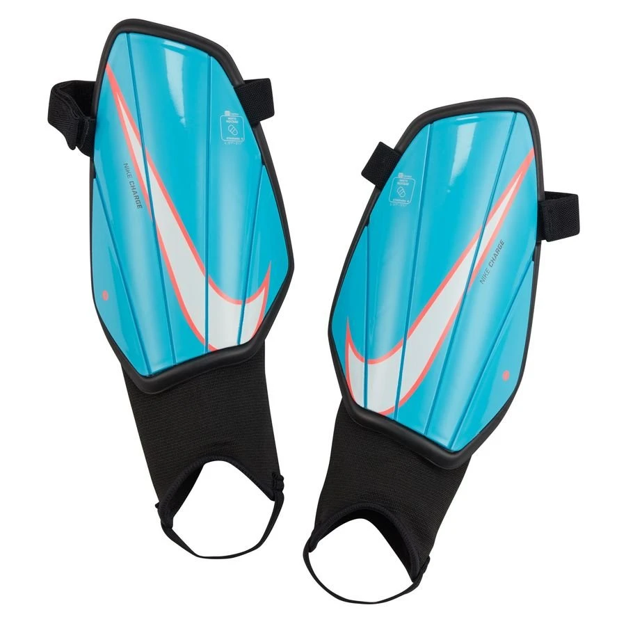 Nike Shin Pads Charge Blast - Baltic Blue/Black/White 1 Nike Shin Pads Charge Blast - Baltic Blue/Black/White