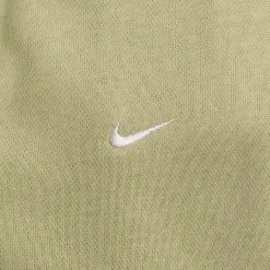 Nike F.C. Hoodie Tribuna Fleece - Olive Cargo/Habanero Red/White -football e23ddc581bc7