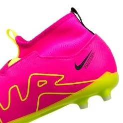 Nike Air Zoom Mercurial Superfly 9 Academy MG Luminous - Pink Blast/Volt/Gridiron Kids -football e35e6c0d2507