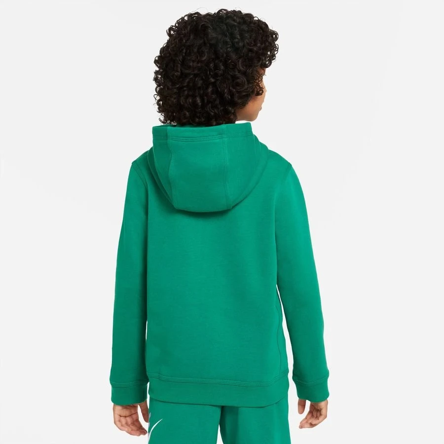 Nike Hoodie NSW Club - Malachite/White Kids 2 Nike Hoodie NSW Club - Malachite/White Kids - Image 2