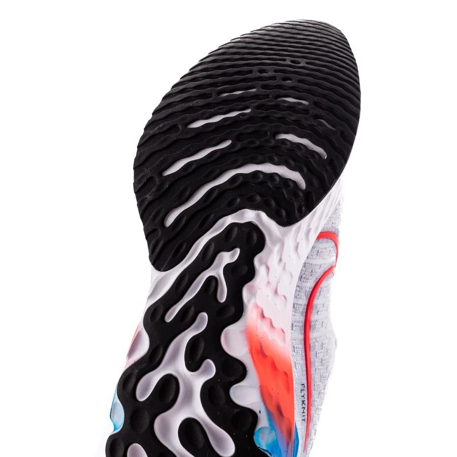 Nike Running Shoe React Infinity Run FK 3 - Football Grey/Bright Crimson/Cobalt Blue Woman 8 Nike Running Shoe React Infinity Run FK 3 - Football Grey/Bright Crimson/Cobalt Blue Woman - Image 8