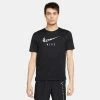 Nike Running T-Shirt Dri-FIT Run Division - Black/Reflect Silver