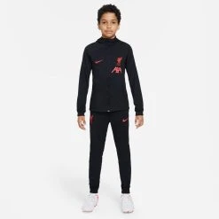 Nike Liverpool Tracksuit Dri-FIT Strike - Black/Siren Red Kids