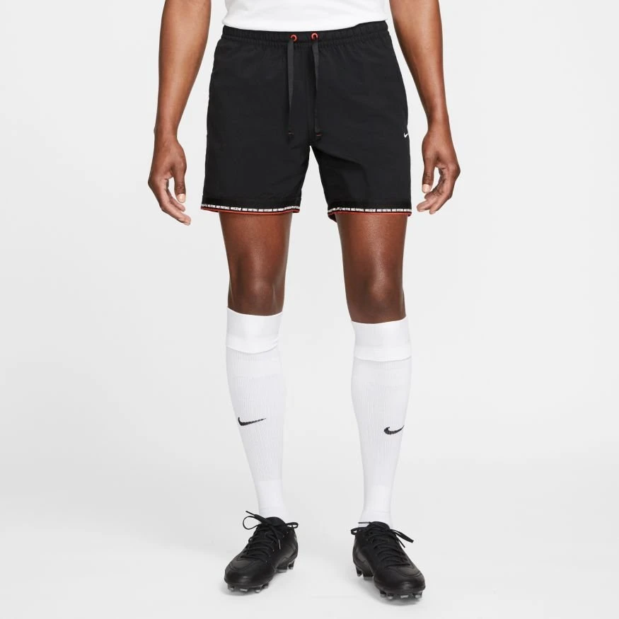 Nike F.C. Football Shorts Tribuna - Black/Habanero Red/White 2 Nike F.C. Football Shorts Tribuna - Black/Habanero Red/White - Image 2