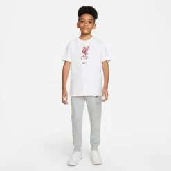 Nike Liverpool T-Shirt Crest - White Kids -football e9733ebcf4d7