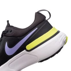 Nike Running Shoe React Miler - Off Noir/Purple/Dark Raisin Woman -football e9b2eafb711d