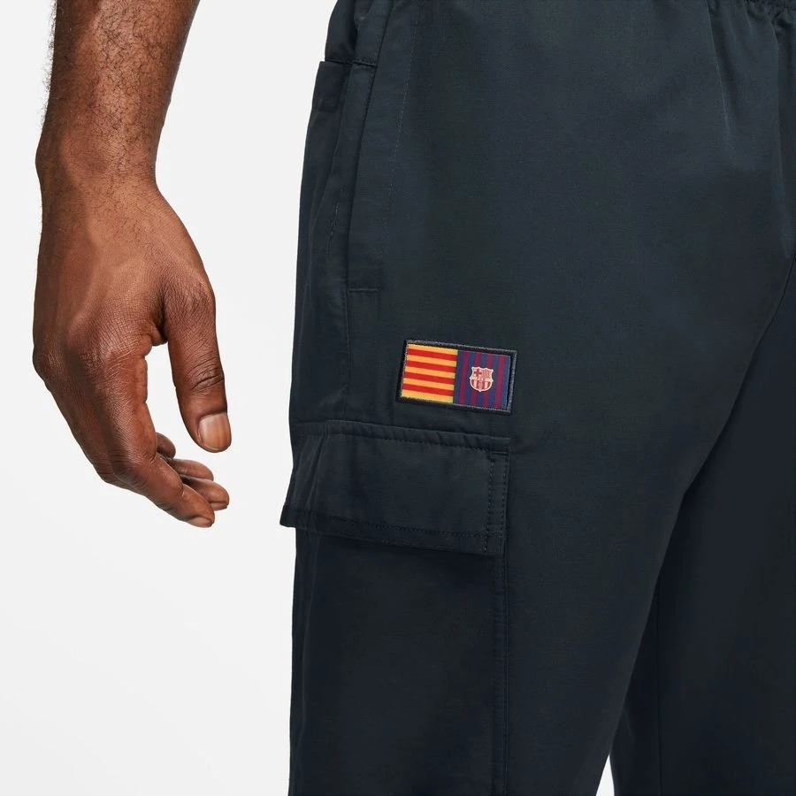 Nike Barcelona Pants NSW Woven - Dark Obsidian 3 Nike Barcelona Pants NSW Woven - Dark Obsidian - Image 3