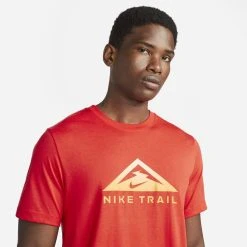 Nike Running T-Shirt Dri-FIT Trail - Habanero Red 6 Nike Running T-Shirt Dri-FIT Trail - Habanero Red -football ed8608728529