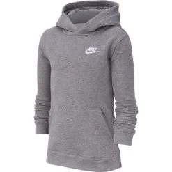 Nike Hoodie NSW Club - Carbon Heather/White Kids