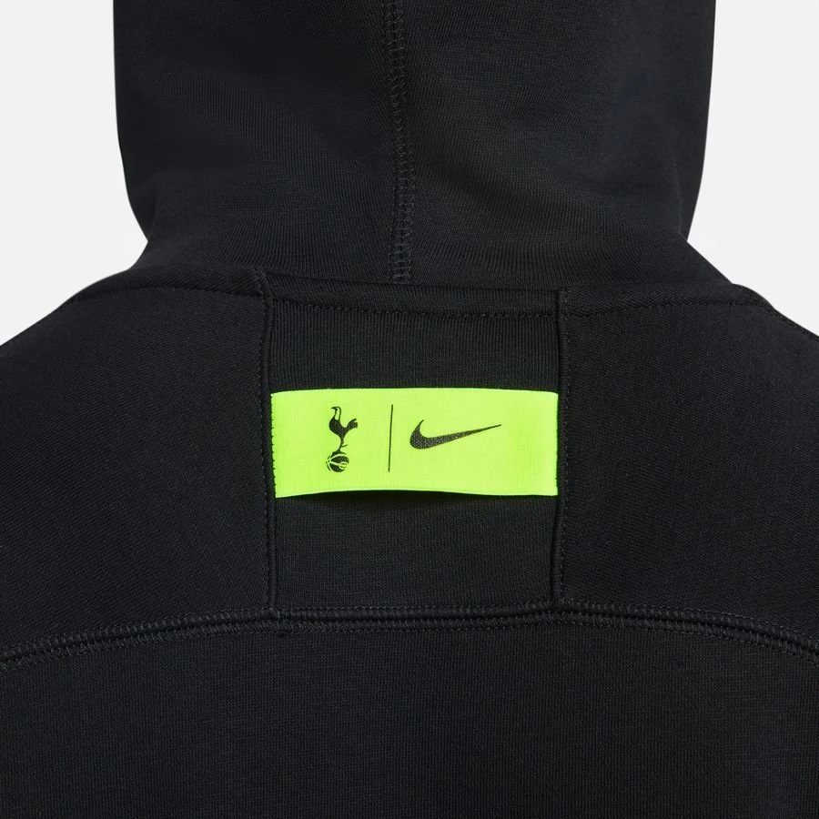 Nike Tottenham Hoodie Travel Fleece - Black 5 Nike Tottenham Hoodie Travel Fleece - Black - Image 5