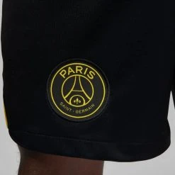 Nike Paris Saint Germain 4. Training Set Jordan X PSG 2023 - Black/Yellow -football f15684b61a3a