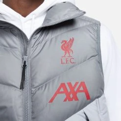 Nike Liverpool Down West NSW Windrunner - Smoke Grey/Wolf Grey/Tough Red -football f22e8ea2881f