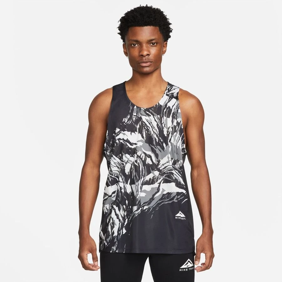 Nike Tank Top Dri-FIT Trail Rise 365 - Black/White 1 Nike Tank Top Dri-FIT Trail Rise 365 - Black/White