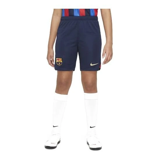 Nike Barcelona Home Shorts 2022/23 Kids 2 Nike Barcelona Home Shorts 2022/23 Kids - Image 2