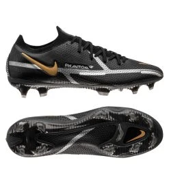 Nike Phantom GT 2 Elite FG Shadow - Black/Metallic Dark Grey/Metallic Gold