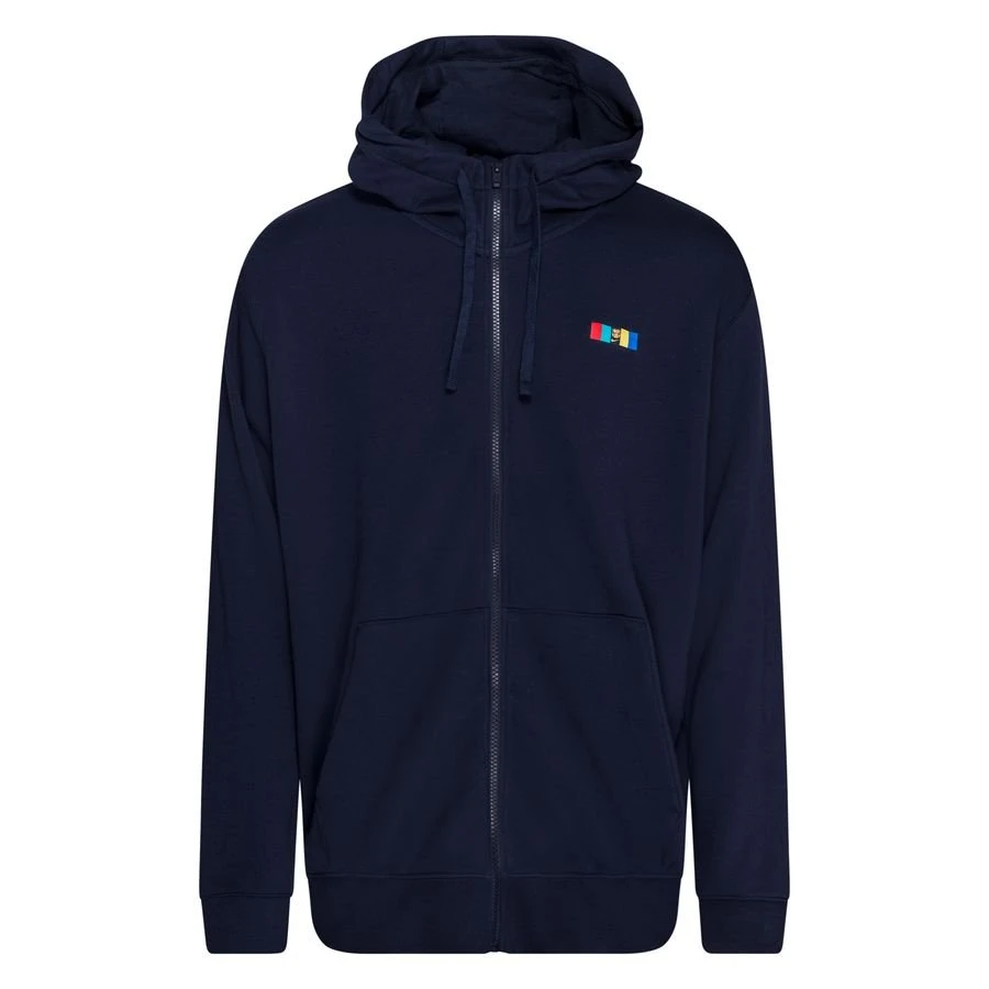 Nike Barcelona Hoodie NSW Club FT FZ - Obsidian/Club Gold 1 Nike Barcelona Hoodie NSW Club FT FZ - Obsidian/Club Gold