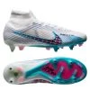 Nike Air Zoom Mercurial Superfly Elite 9 SG-PRO Anti-Clog Blast - White/Baltic Blue/Pink Blast/Indigo Haze