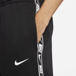 Nike Sweatpants NSW Fleece Joggers - Black/White -football f6f8fd8e1315