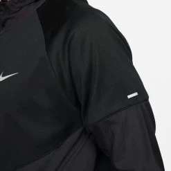 Nike Running Jacket Therma-FIT Repel Miller - Black/Reflect Silver -football f723f173f532