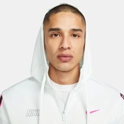 Nike Hoodie Sportswear NSW Repeat - Summit White/Hyper Pink 12 Nike Hoodie Sportswear NSW Repeat - Summit White/Hyper Pink -football f80f30d3fc70