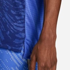 Nike Running T-Shirt Dri-FIT Run Division Rise 365 - Medium Blue/Reflect Silver -football f85c1960787e